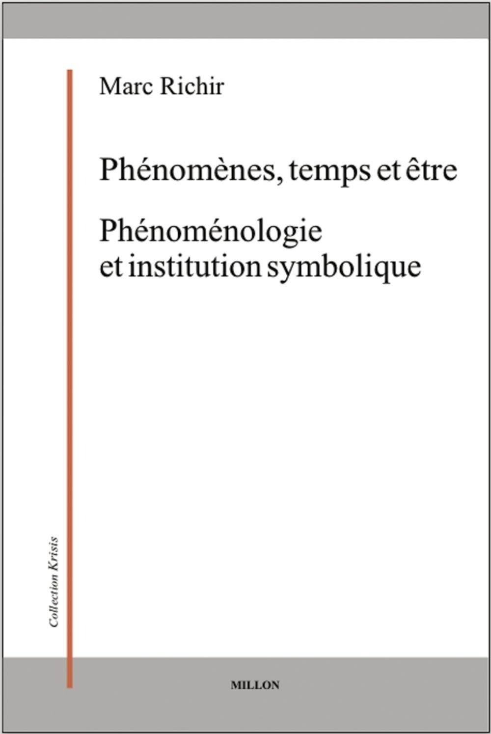 PHÉNOMÉNOLOGIE ET CHRISTIANISME... Brepols - Christianisme des origines